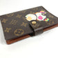 LOUIS VUITTON R20011 モノグラムパンダ 村上隆 アジェンダPM システム手帳 ステーショナリー 手帳カバー モノグラムキャンバス ユニセックス ブラウン