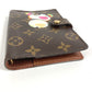 LOUIS VUITTON R20011 モノグラムパンダ 村上隆 アジェンダPM システム手帳 ステーショナリー 手帳カバー モノグラムキャンバス ユニセックス ブラウン
