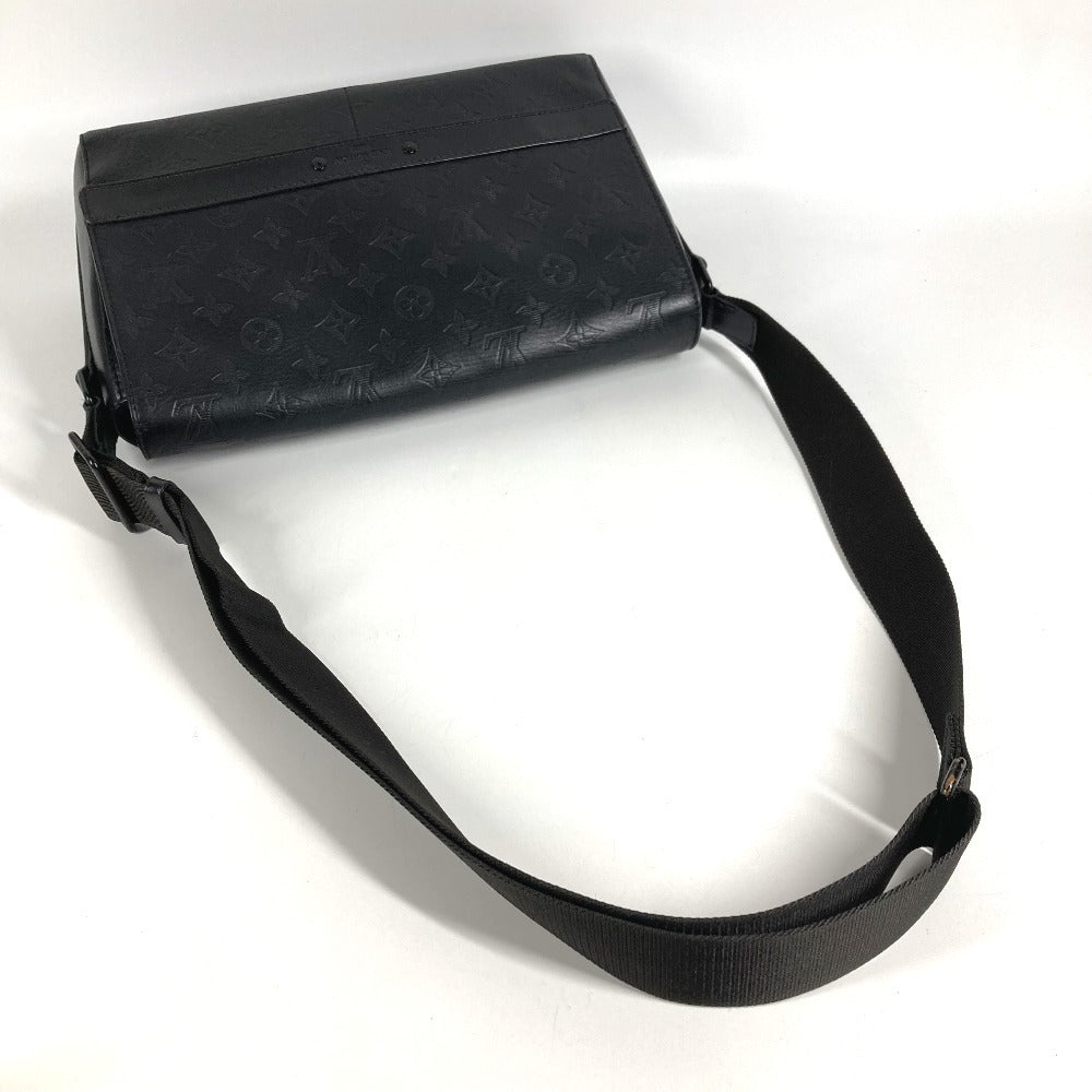 LOUIS VUITTON M44729 モノグラムシャドウ スプリンターメッセンジャー カバン 肩掛け フラップ メッセンジャーバッグ ショルダーバッグ モノグラムシャドウレザー ユニセックス ブラック