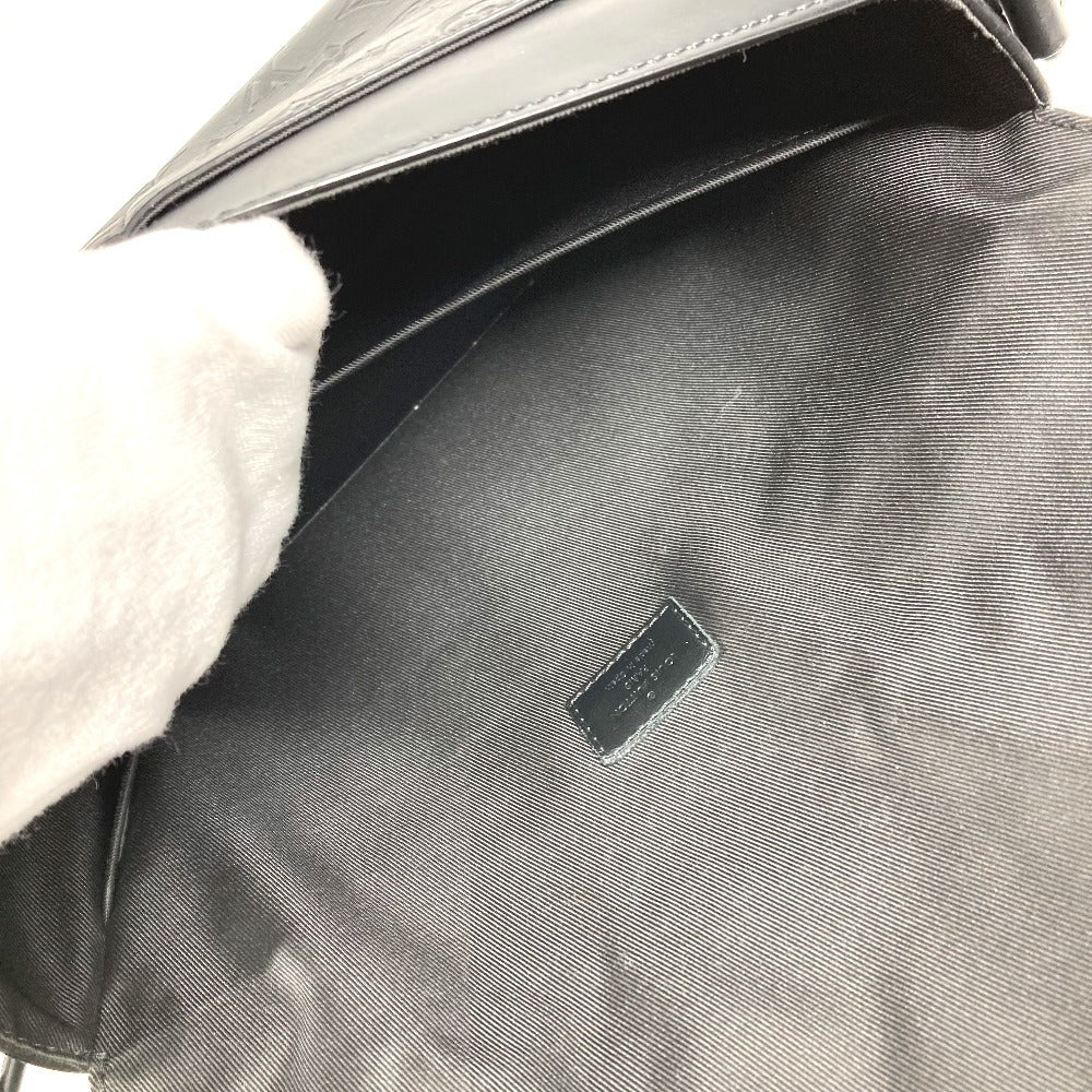 LOUIS VUITTON M44729 モノグラムシャドウ スプリンターメッセンジャー カバン 肩掛け フラップ メッセンジャーバッグ ショルダーバッグ モノグラムシャドウレザー ユニセックス ブラック
