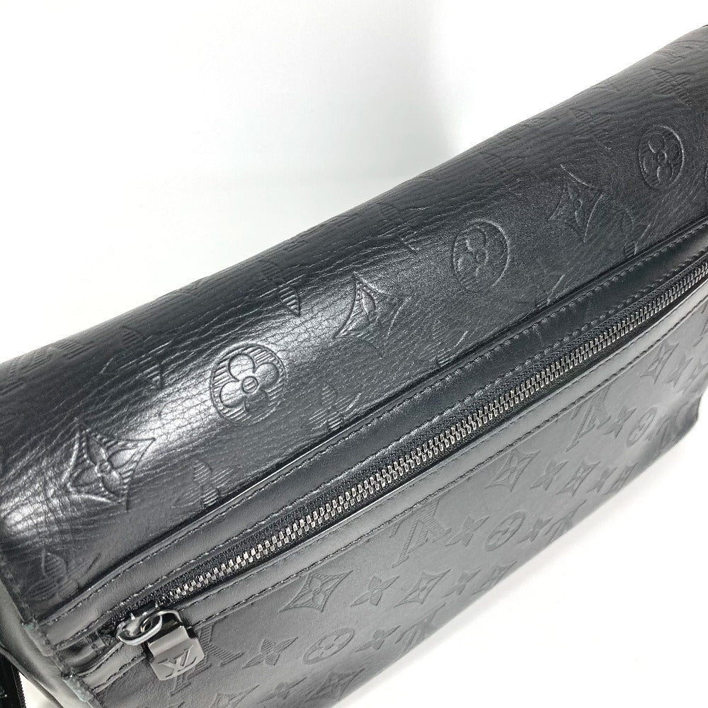 LOUIS VUITTON M44729 モノグラムシャドウ スプリンターメッセンジャー カバン 肩掛け フラップ メッセンジャーバッグ ショルダーバッグ モノグラムシャドウレザー ユニセックス ブラック