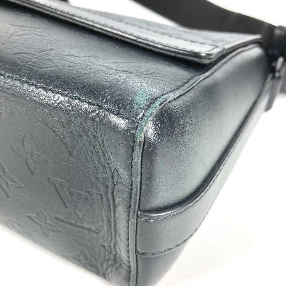 LOUIS VUITTON M44729 モノグラムシャドウ スプリンターメッセンジャー カバン 肩掛け フラップ メッセンジャーバッグ ショルダーバッグ モノグラムシャドウレザー ユニセックス ブラック