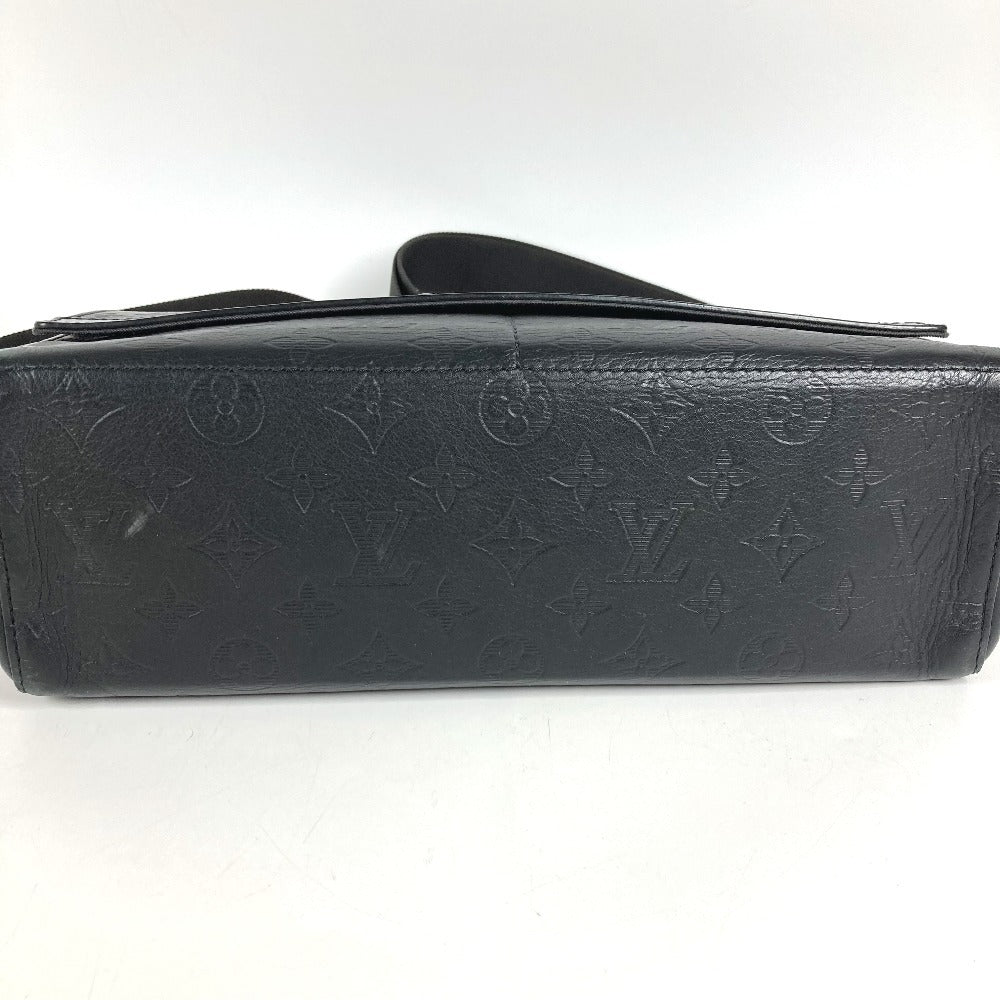 LOUIS VUITTON M44729 モノグラムシャドウ スプリンターメッセンジャー カバン 肩掛け フラップ メッセンジャーバッグ ショルダーバッグ モノグラムシャドウレザー ユニセックス ブラック