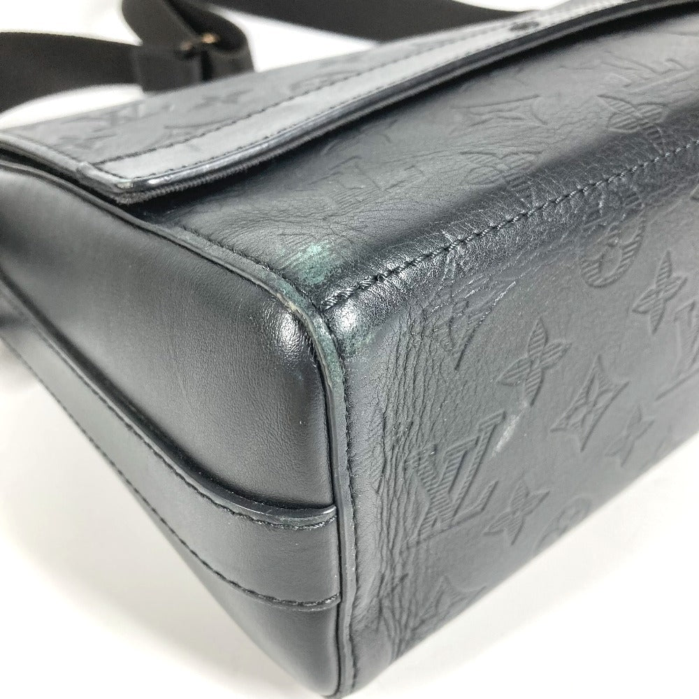 LOUIS VUITTON M44729 モノグラムシャドウ スプリンターメッセンジャー カバン 肩掛け フラップ メッセンジャーバッグ ショルダーバッグ モノグラムシャドウレザー ユニセックス ブラック
