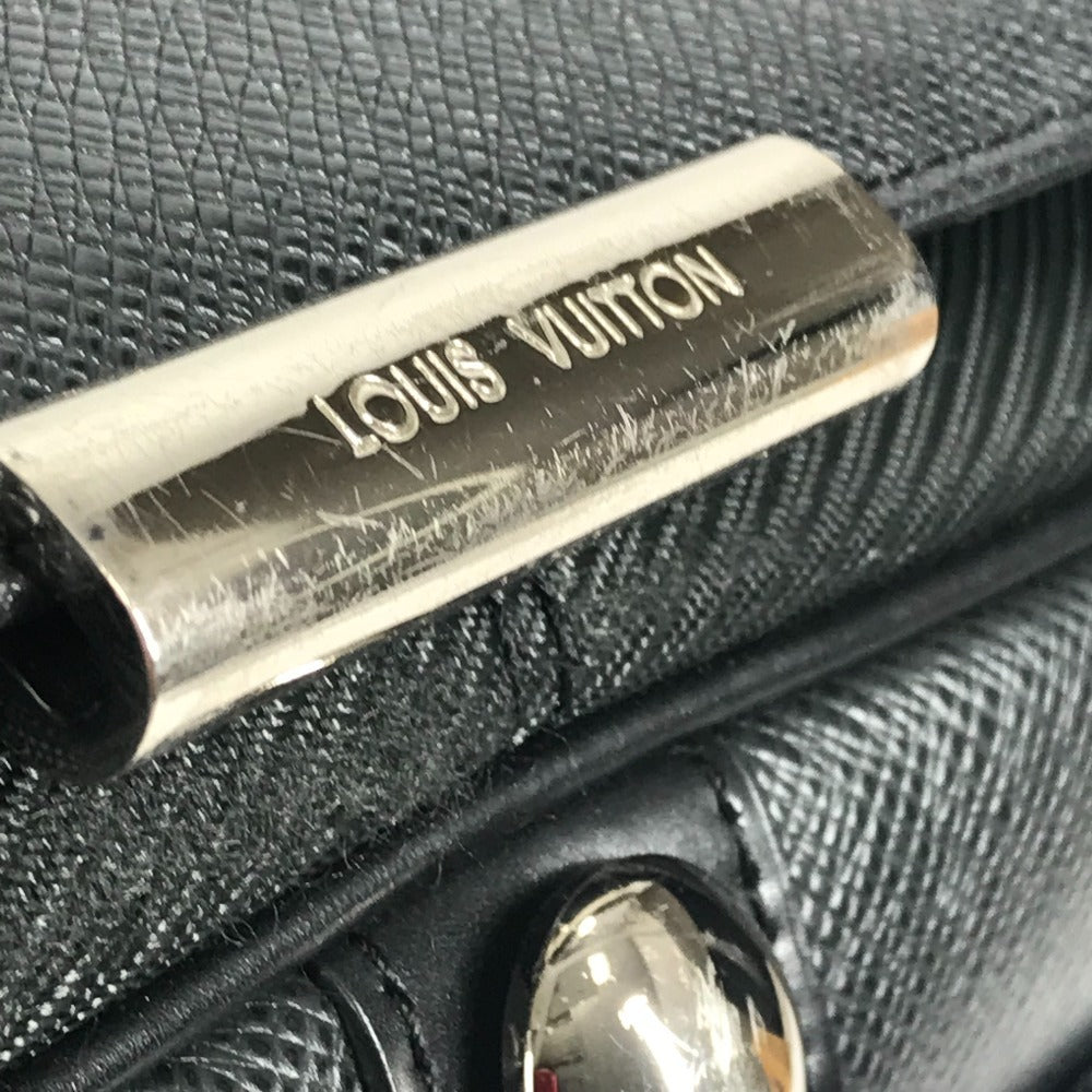 LOUIS VUITTON M30142 タイガ ヴィクトール カバン 斜め掛け メッセンジャーバッグ フラップ ショルダーバッグ タイガレザー ユニセックス ブラック