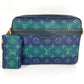 LOUIS VUITTON M26026 2025LV Fall Monogram Heritage Trio Messenger Bag (Large and Small Pouches Only) Pouch, Clutch Bag, Coin Case, Wallet, Second Bag, Unisex, Blue Stripe, Green