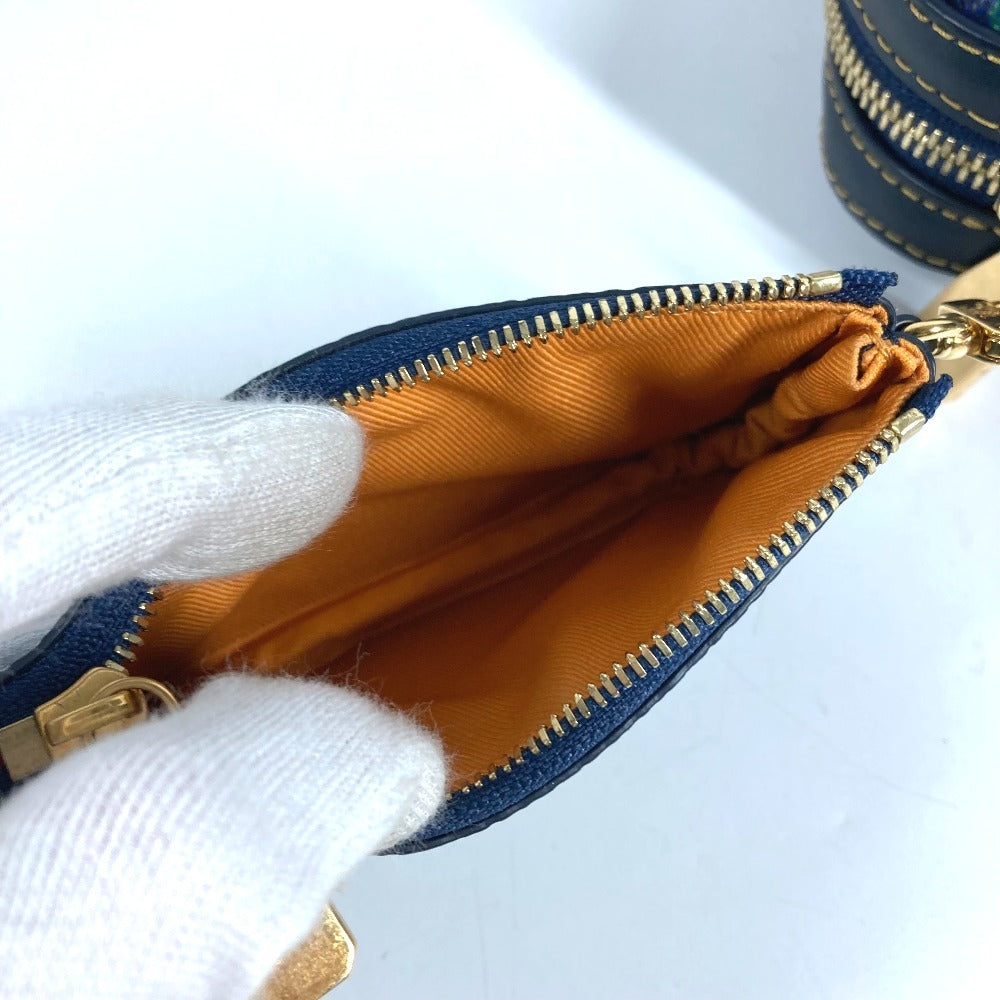 LOUIS VUITTON M26026 2025LV Fall Monogram Heritage Trio Messenger Bag (Large and Small Pouches Only) Pouch, Clutch Bag, Coin Case, Wallet, Second Bag, Unisex, Blue Stripe, Green