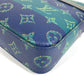 LOUIS VUITTON M26026 2025LV Fall Monogram Heritage Trio Messenger Bag (Large and Small Pouches Only) Pouch, Clutch Bag, Coin Case, Wallet, Second Bag, Unisex, Blue Stripe, Green