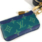 LOUIS VUITTON M26026 2025LV Fall Monogram Heritage Trio Messenger Bag (Large and Small Pouches Only) Pouch, Clutch Bag, Coin Case, Wallet, Second Bag, Unisex, Blue Stripe, Green