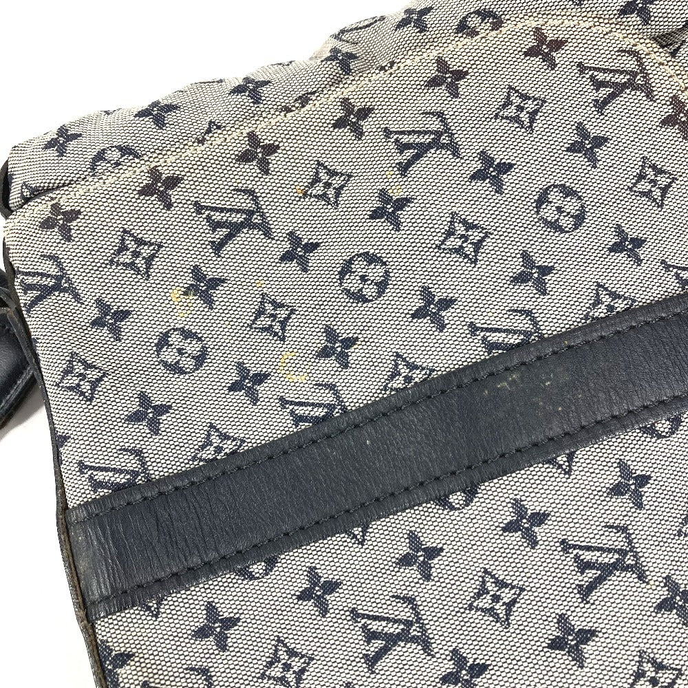 LOUIS VUITTON M42350 モノグラムミニ サックママン カバン 斜め掛け メッセンジャーバッグ マザーズバッグ ショルダーバッグ モノグラムミニキャンバス レディース ネイビー