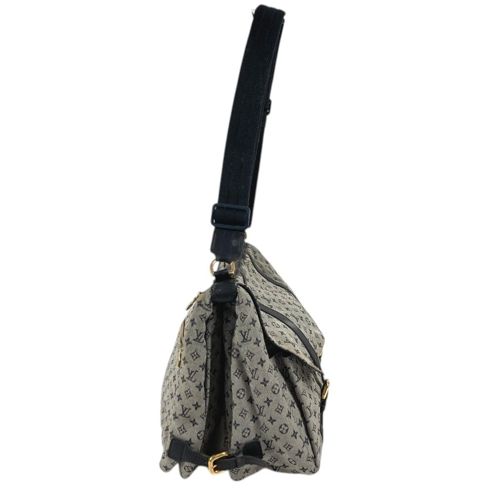 LOUIS VUITTON M42350 モノグラムミニ サックママン カバン 斜め掛け メッセンジャーバッグ マザーズバッグ ショルダーバッグ モノグラムミニキャンバス レディース ネイビー