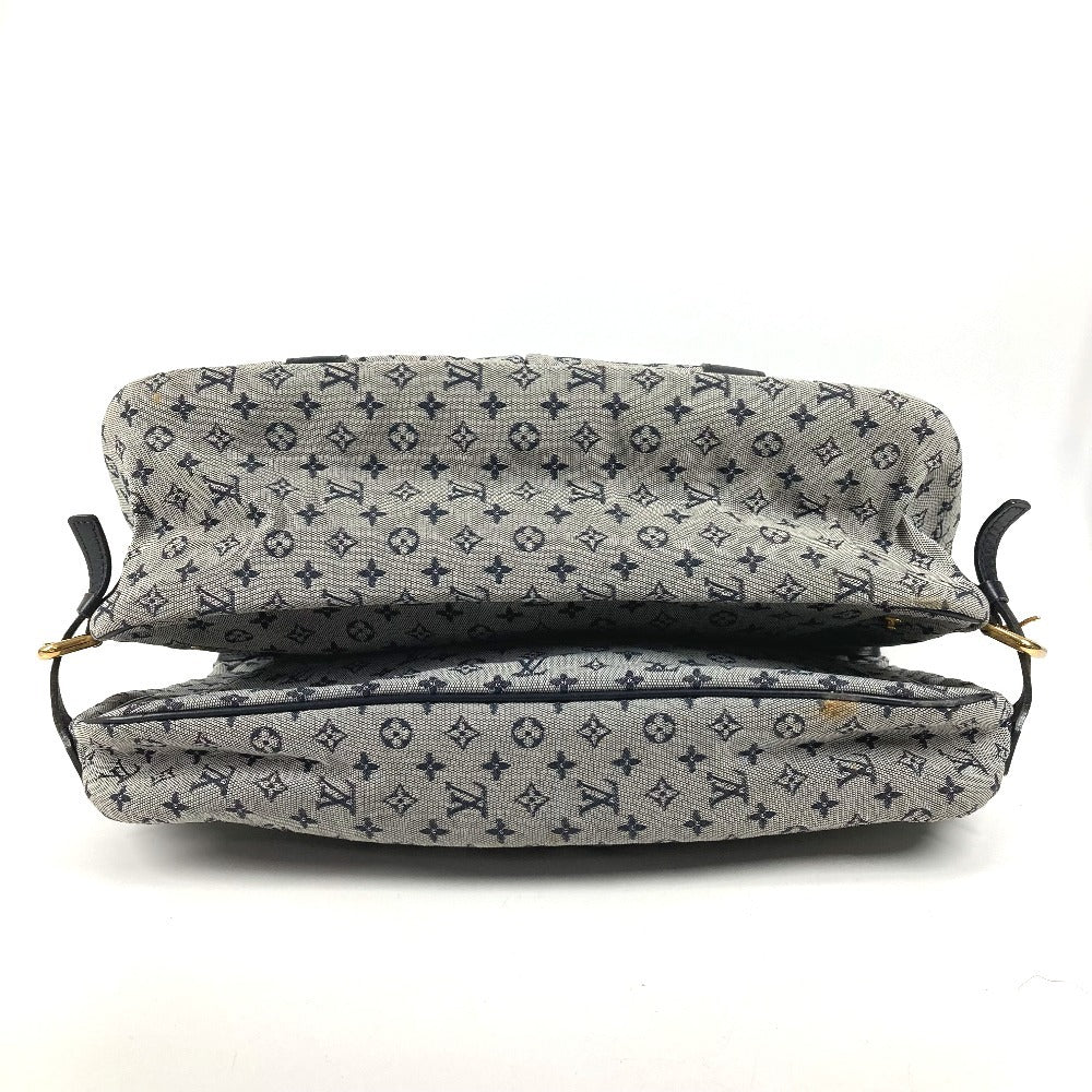 LOUIS VUITTON M42350 モノグラムミニ サックママン カバン 斜め掛け メッセンジャーバッグ マザーズバッグ ショルダーバッグ モノグラムミニキャンバス レディース ネイビー