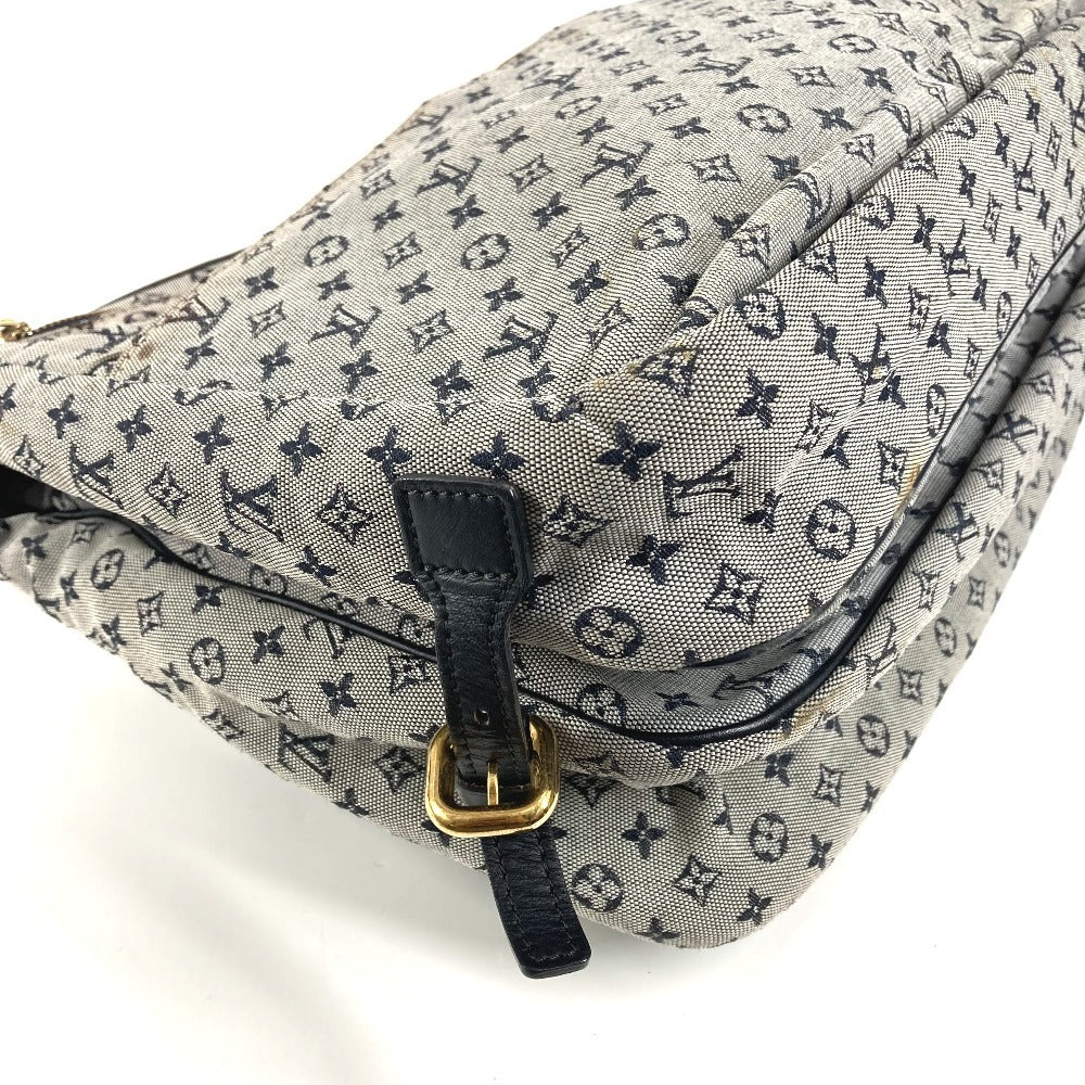 LOUIS VUITTON M42350 モノグラムミニ サックママン カバン 斜め掛け メッセンジャーバッグ マザーズバッグ ショルダーバッグ モノグラムミニキャンバス レディース ネイビー