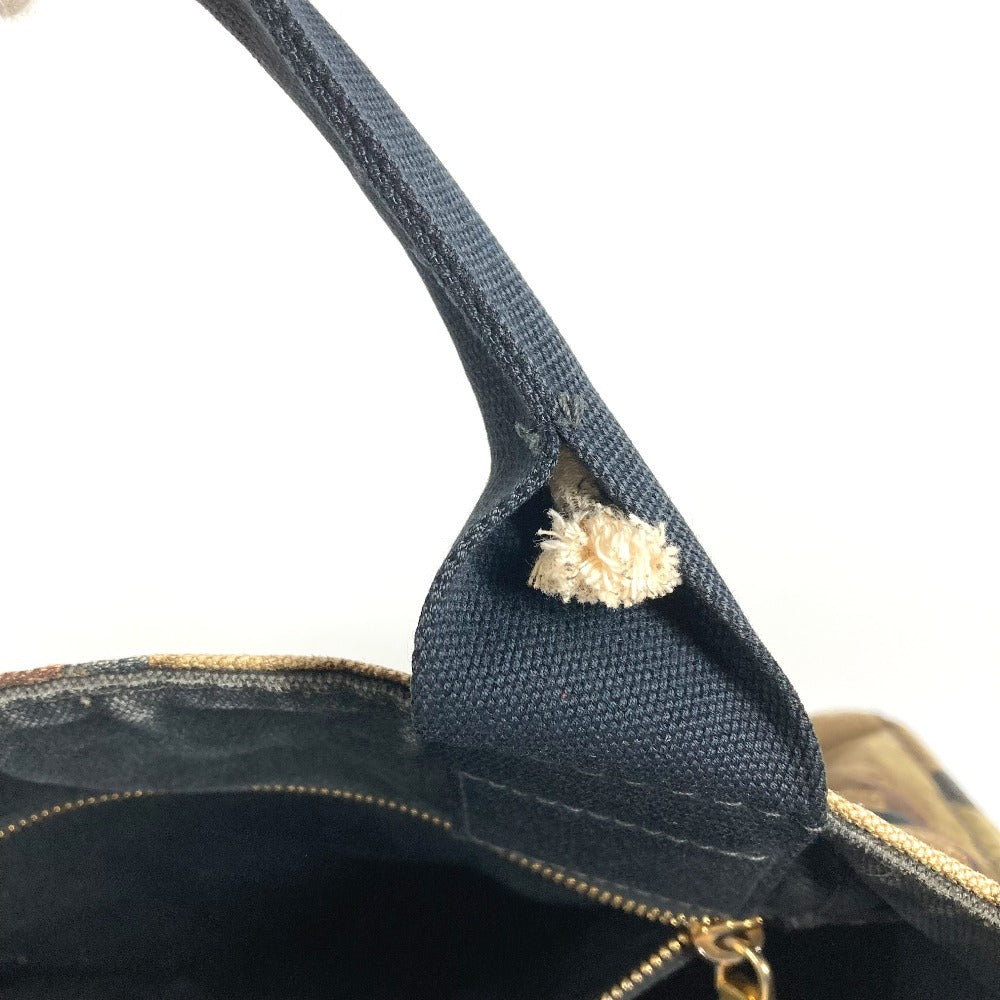 PRADA Camouflage Canapa L Canapa L Tote Bag/Handbag, Canvas, Unisex, Green