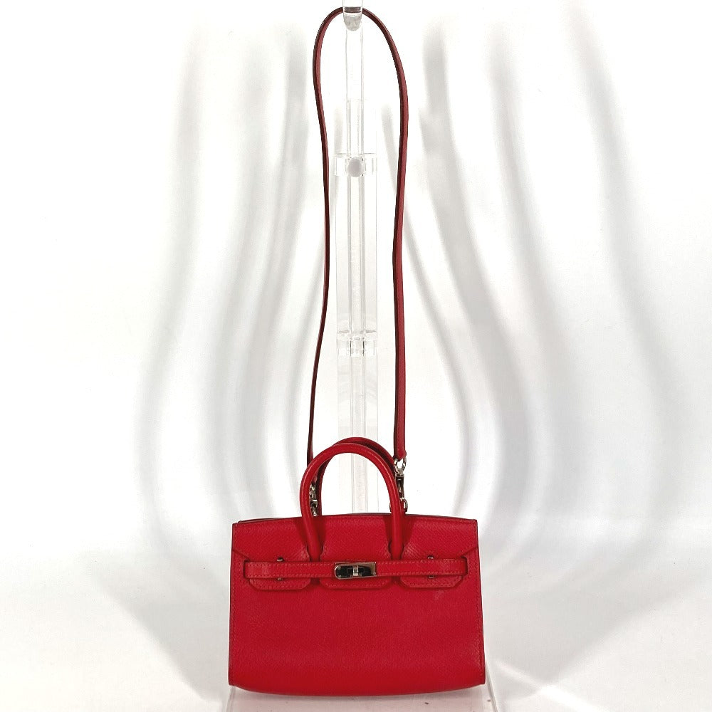 HERMES タイニーバーキン タイニー バーキン カバン 2WAYバッグ ショルダーバッグ 肩掛け ハンドバッグ レザー レディース レッド
