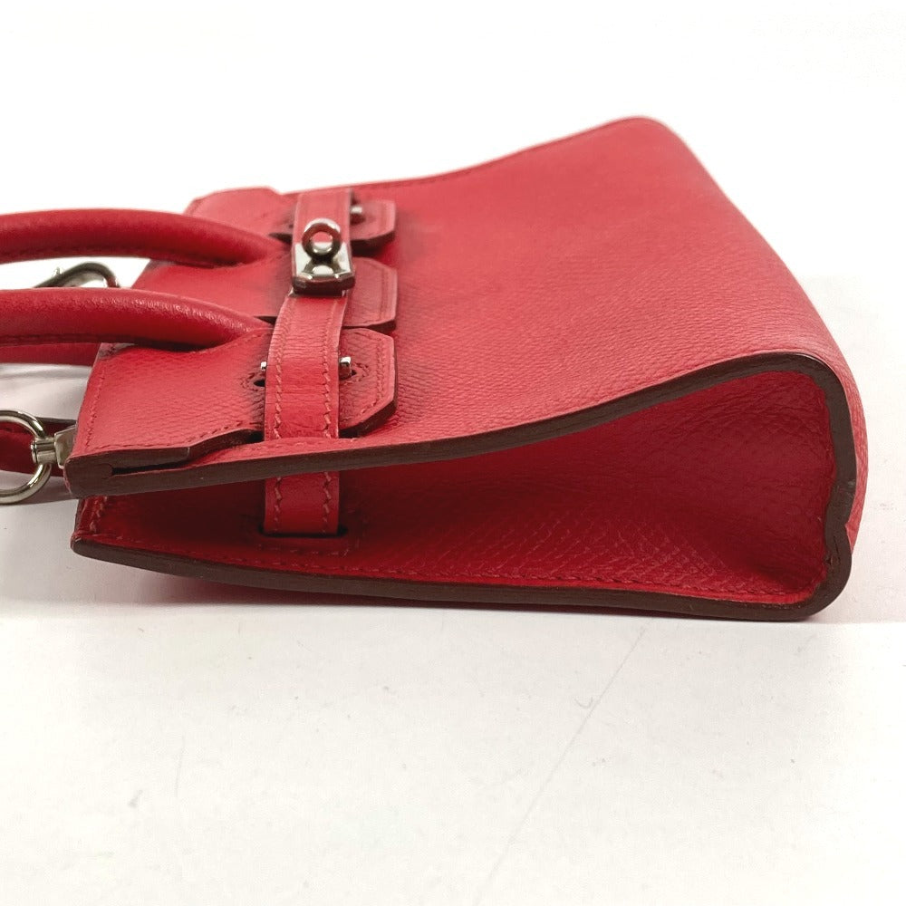 HERMES タイニーバーキン タイニー バーキン カバン 2WAYバッグ ショルダーバッグ 肩掛け ハンドバッグ レザー レディース レッド