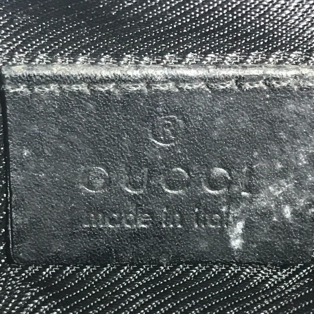 GUCCI 200047 GG ロゴ カバン 斜め掛け ポシェット ショルダーバッグ キャンバス ユニセックス ブラック系
