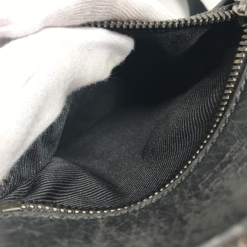 GUCCI 200047 GG ロゴ カバン 斜め掛け ポシェット ショルダーバッグ キャンバス ユニセックス ブラック系