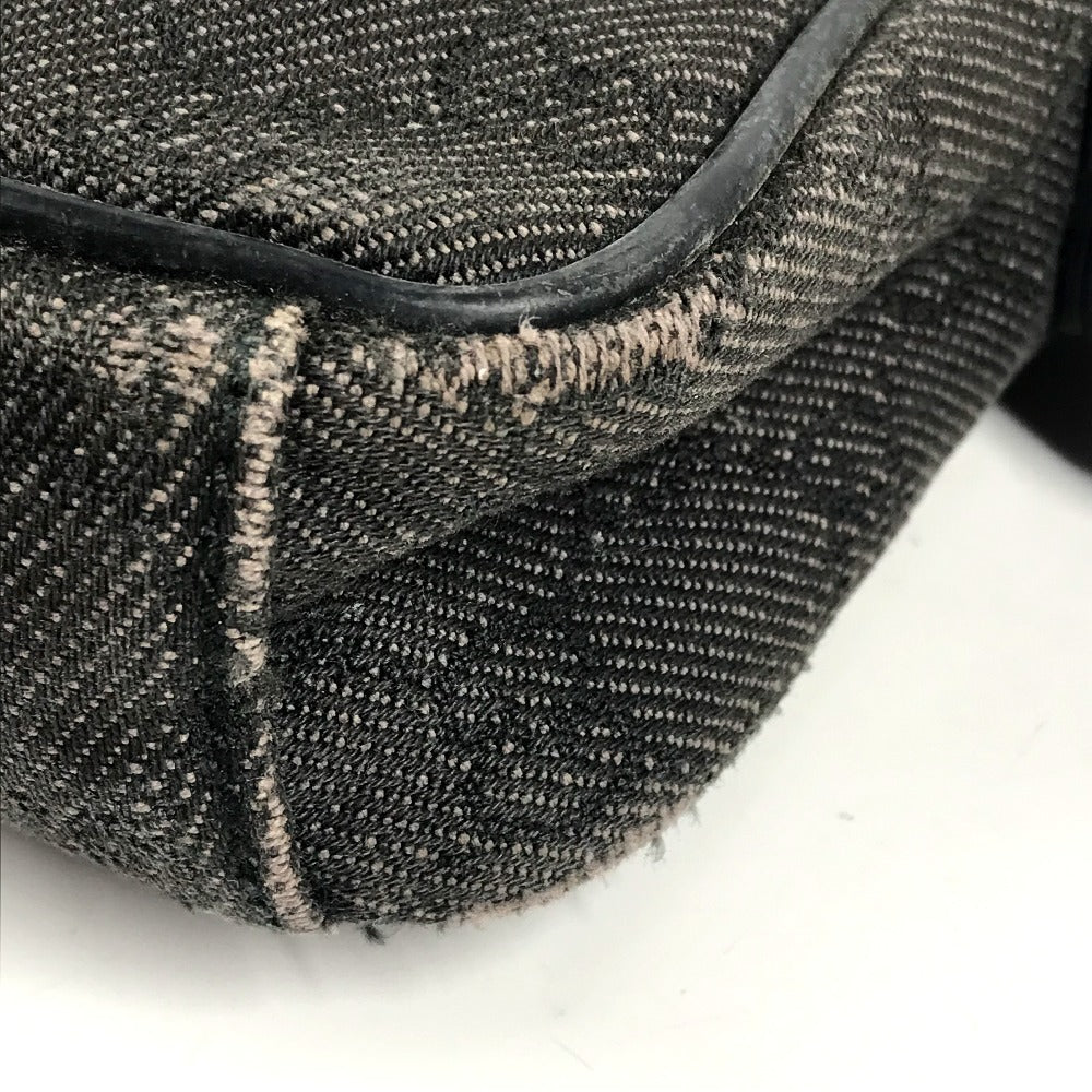 GUCCI 200047 GG ロゴ カバン 斜め掛け ポシェット ショルダーバッグ キャンバス ユニセックス ブラック系