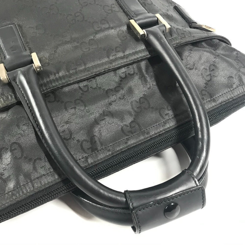 GUCCI 012-0380 ロゴ GG 縦型トート トートバッグ カバン ハンドバッグ ナイロン ユニセックス ブラック