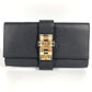 HERMES Pochette Medor Logo Pouch, Second Bag, Clutch Bag, Leather, Unisex, Black