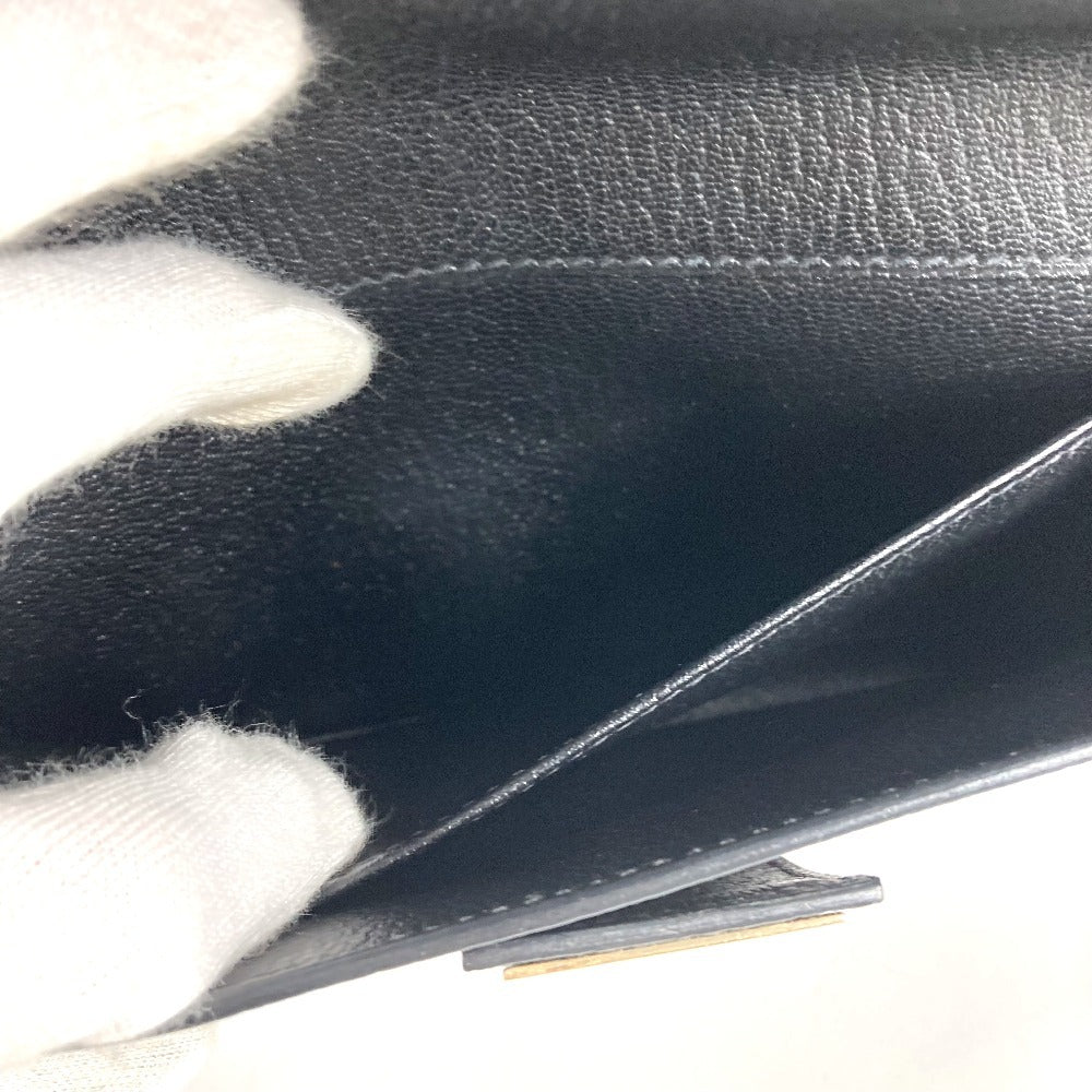 HERMES Pochette Medor Logo Pouch, Second Bag, Clutch Bag, Leather, Unisex, Black