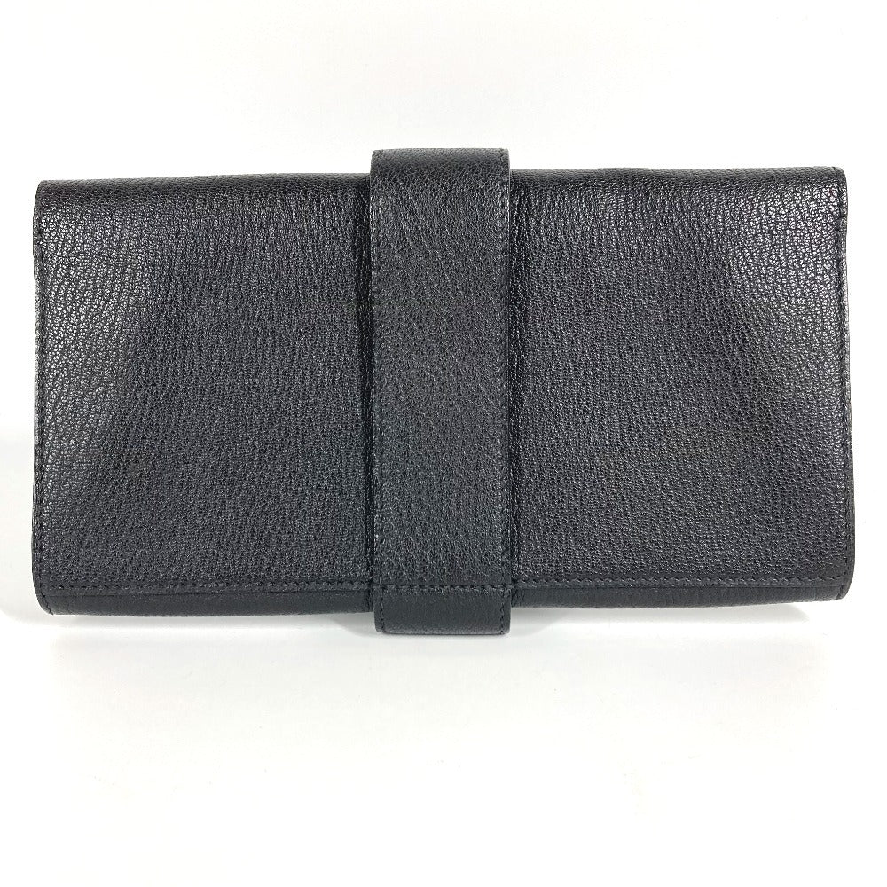 HERMES Pochette Medor Logo Pouch, Second Bag, Clutch Bag, Leather, Unisex, Black