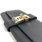 HERMES Pochette Medor Logo Pouch, Second Bag, Clutch Bag, Leather, Unisex, Black