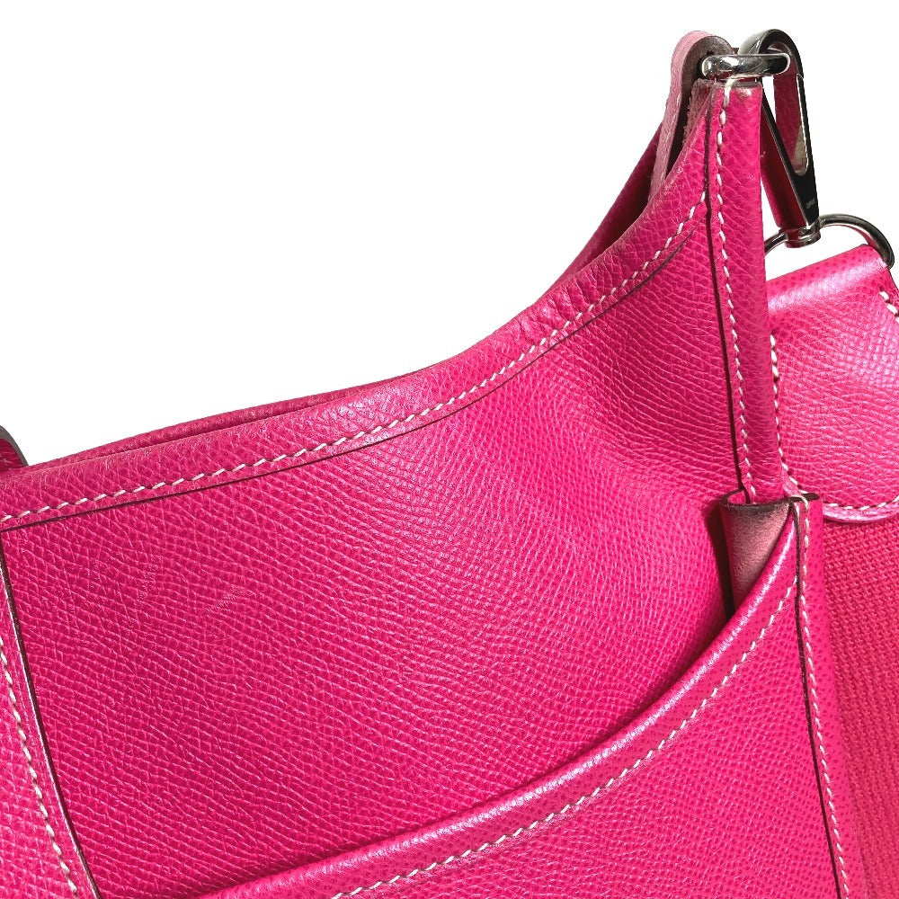 HERMES エブリン 3 GM エブリンGM カバン 斜め掛け ポシェット ショルダーバッグ エプソン レディース ローズ ティリアン ピンク