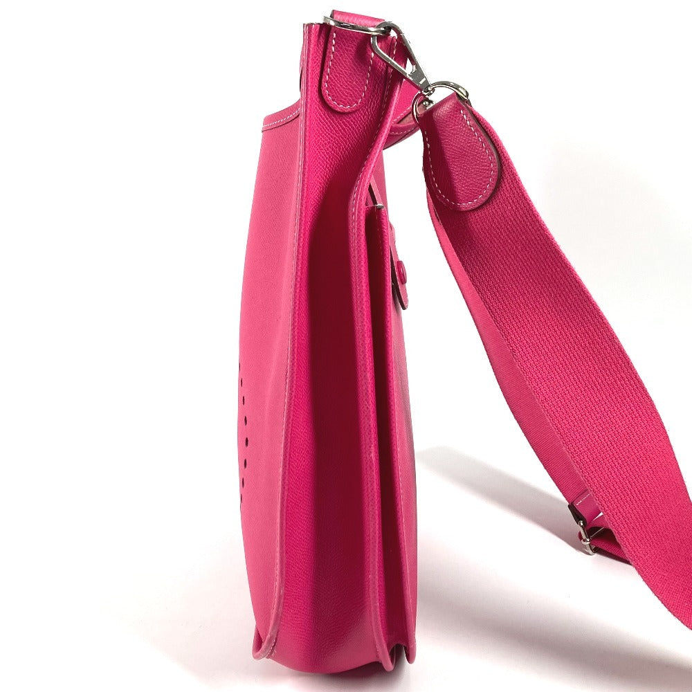 HERMES エブリン 3 GM エブリンGM カバン 斜め掛け ポシェット ショルダーバッグ エプソン レディース ローズ ティリアン ピンク