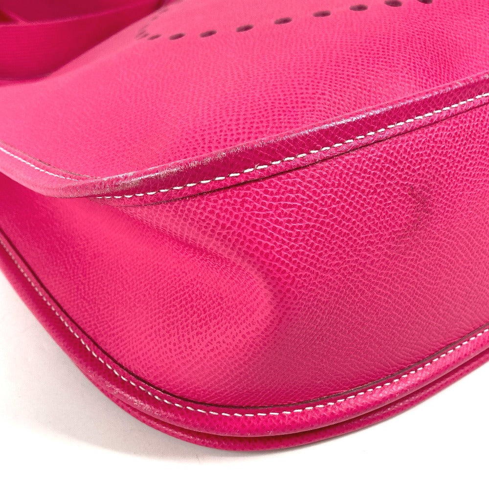 HERMES エブリン 3 GM エブリンGM カバン 斜め掛け ポシェット ショルダーバッグ エプソン レディース ローズ ティリアン ピンク