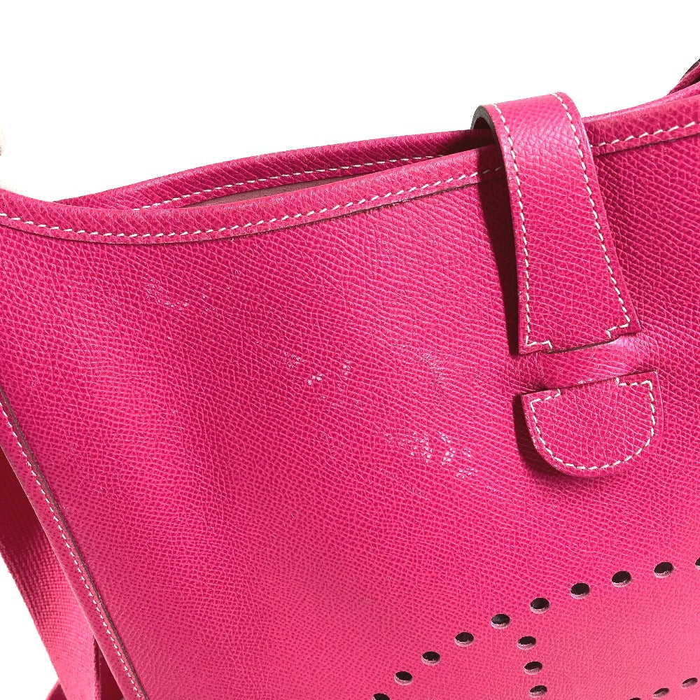 HERMES エブリン 3 GM エブリンGM カバン 斜め掛け ポシェット ショルダーバッグ エプソン レディース ローズ ティリアン ピンク