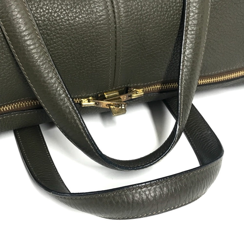 HERMES ヴィクトリア50 ヴィクトリア 50 カバン ハンドバッグ トートバッグ 旅行バッグ トラベルバッグ ボストンバッグ トリヨンクレマンス ユニセックス カーキ