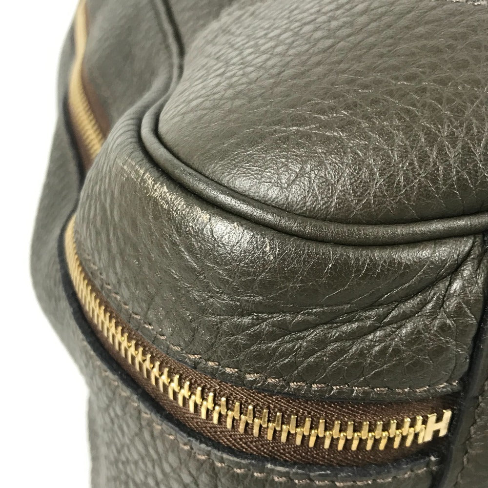 HERMES ヴィクトリア50 ヴィクトリア 50 カバン ハンドバッグ トートバッグ 旅行バッグ トラベルバッグ ボストンバッグ トリヨンクレマンス ユニセックス カーキ