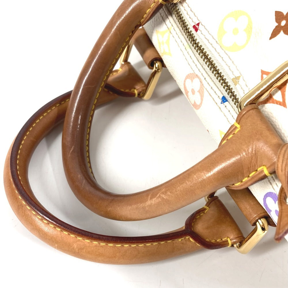 LOUIS VUITTON M92643 モノグラムマルチカラー スピーディ30 スピーディ 30 カバン ミニボストンバッグ ハンドバッグ モノグラムマルチカラーキャンバス レディース ブロン ホワイト
