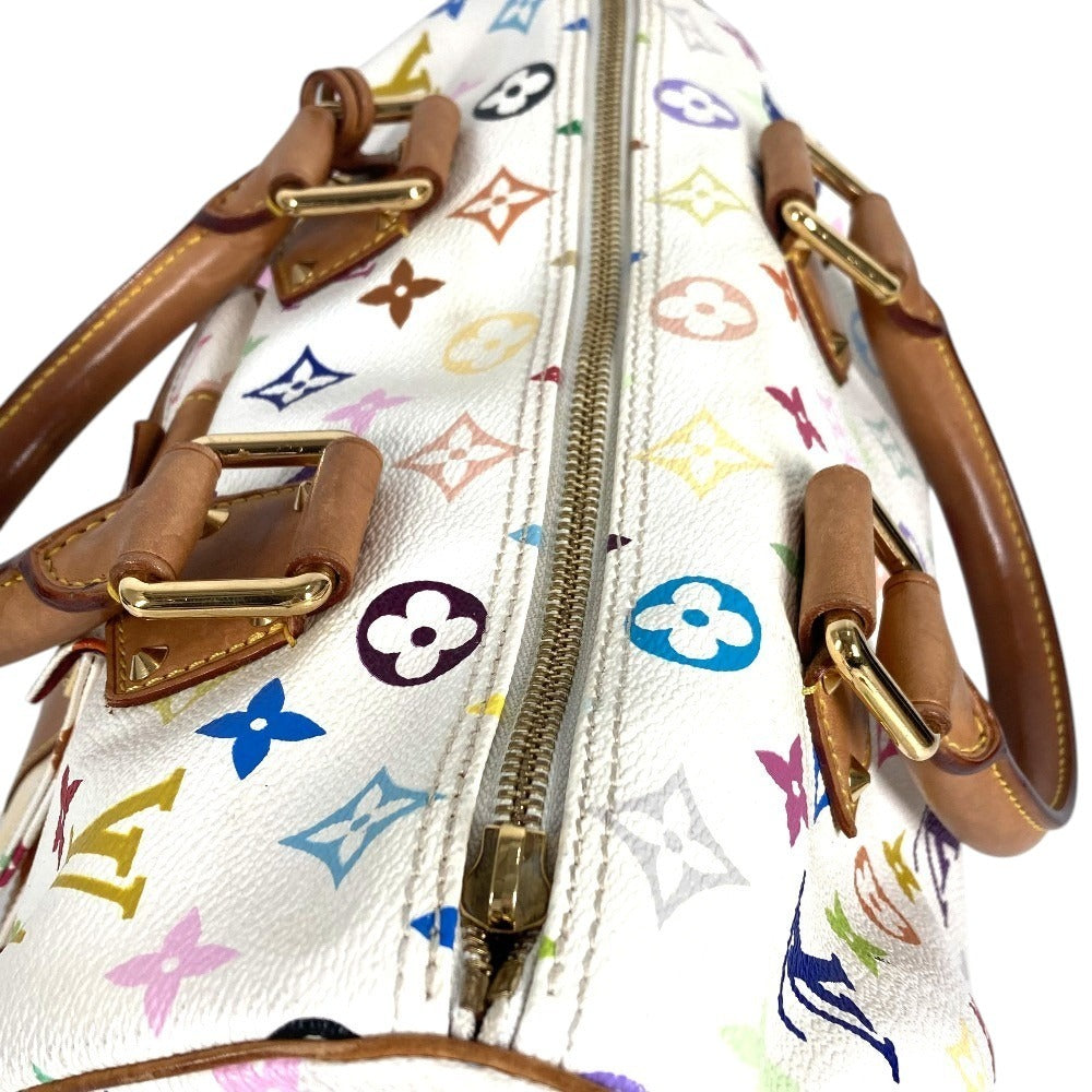 LOUIS VUITTON M92643 モノグラムマルチカラー スピーディ30 スピーディ 30 カバン ミニボストンバッグ ハンドバッグ モノグラムマルチカラーキャンバス レディース ブロン ホワイト