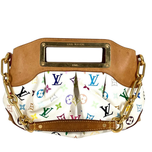 LOUIS VUITTON M40257 モノグラムマルチカラー ジュディPM ジュディ PM カバン 2WAYバッグ ショルダーバッグ チェーンバッグ ハンドバッグ モノグラムマルチカラーキャンバス レディース ブロン ホワイト