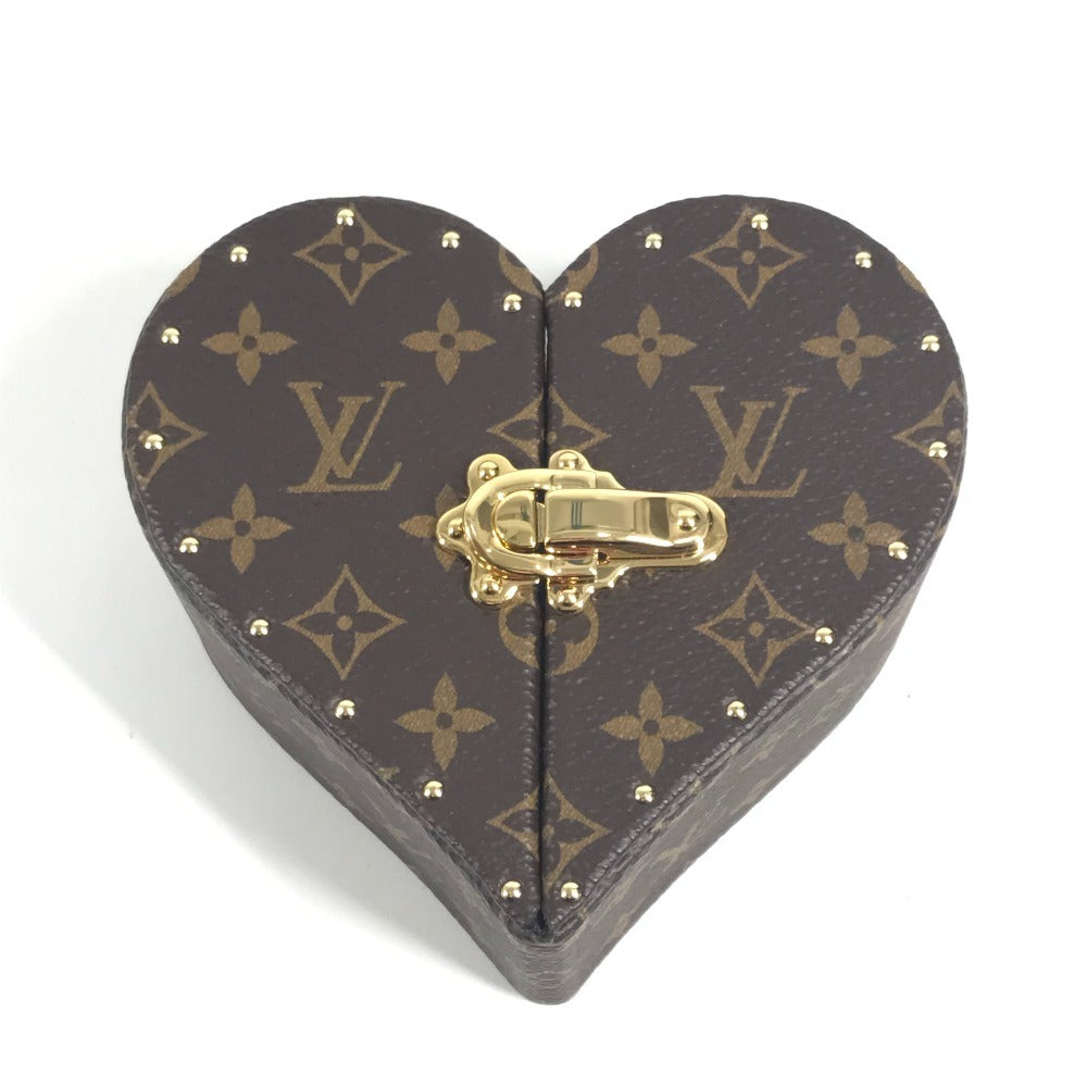 LOUIS VUITTON M27835 モノグラム エクランクール トレイ トレー インテリア ハート 小物入れ モノグラムキャンバス ユニセックス ブラウン