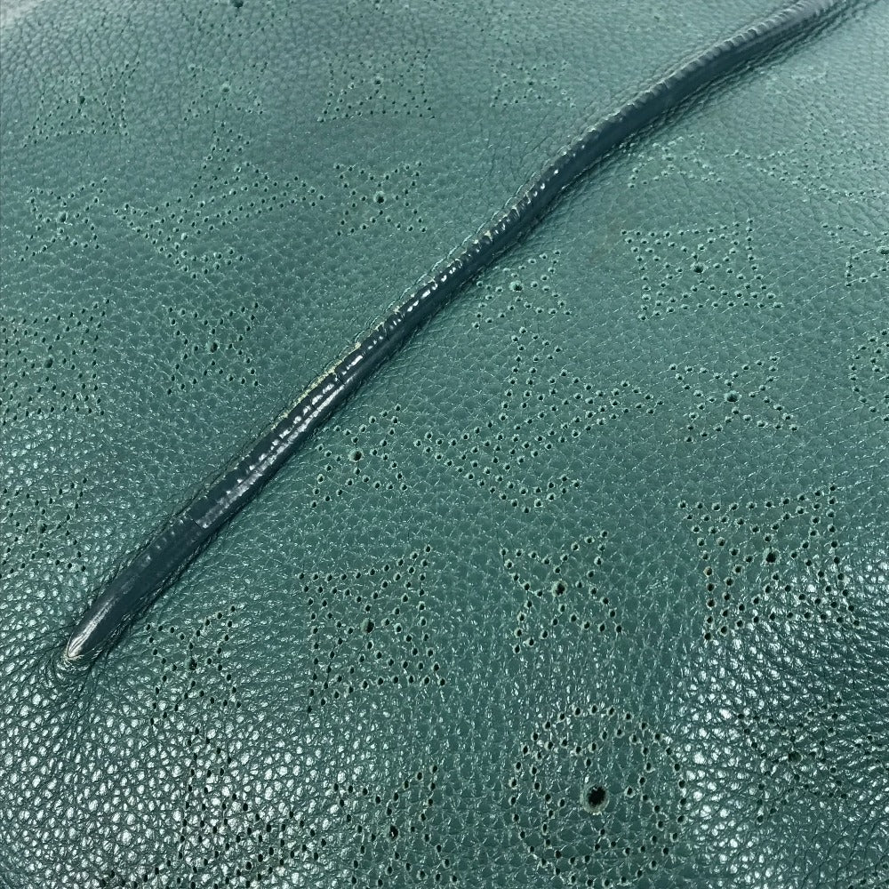 LOUIS VUITTON M93986 Monogram Mahina Selene MM Selene MM Crossbody Bag Shoulder Bag Monogram Mahina Leather Women's Lagoon Blue-Green