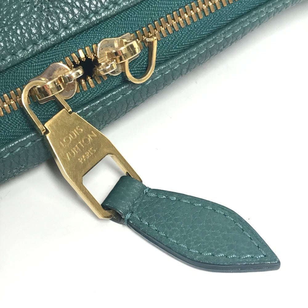 LOUIS VUITTON M93986 Monogram Mahina Selene MM Selene MM Crossbody Bag Shoulder Bag Monogram Mahina Leather Women's Lagoon Blue-Green