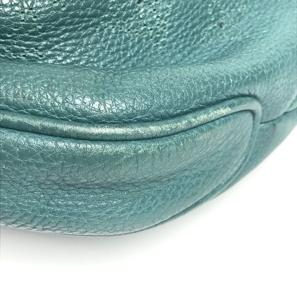 LOUIS VUITTON M93986 Monogram Mahina Selene MM Selene MM Crossbody Bag Shoulder Bag Monogram Mahina Leather Women's Lagoon Blue-Green