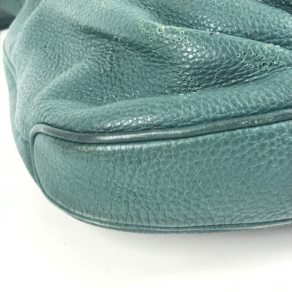 LOUIS VUITTON M93986 Monogram Mahina Selene MM Selene MM Crossbody Bag Shoulder Bag Monogram Mahina Leather Women's Lagoon Blue-Green
