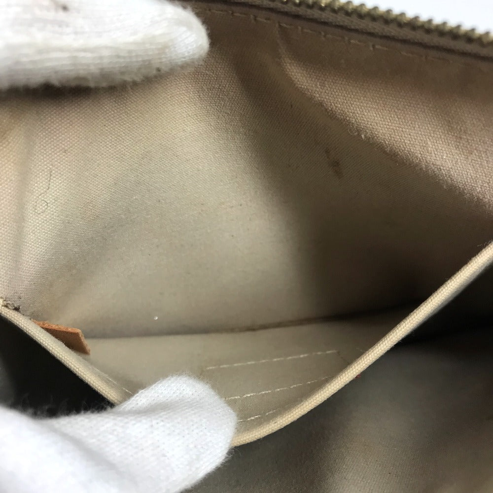 LOUIS VUITTON M95278 モノグラムミロワール ポシェット プラット ポーチ ショルダーバッグ クラッチバッグ 2WAYバッグ ハンドバッグ レザー ユニセックス ゴールド
