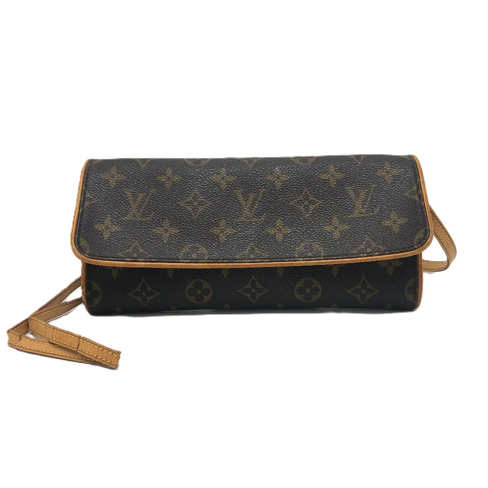 LOUIS VUITTON M51852 モノグラム ポシェットツインGM ポシェットツイン GM カバン 2WAY クラッチバッグ ポシェット ミニバッグ ショルダーバッグ モノグラムキャンバス ユニセックス ブラウン