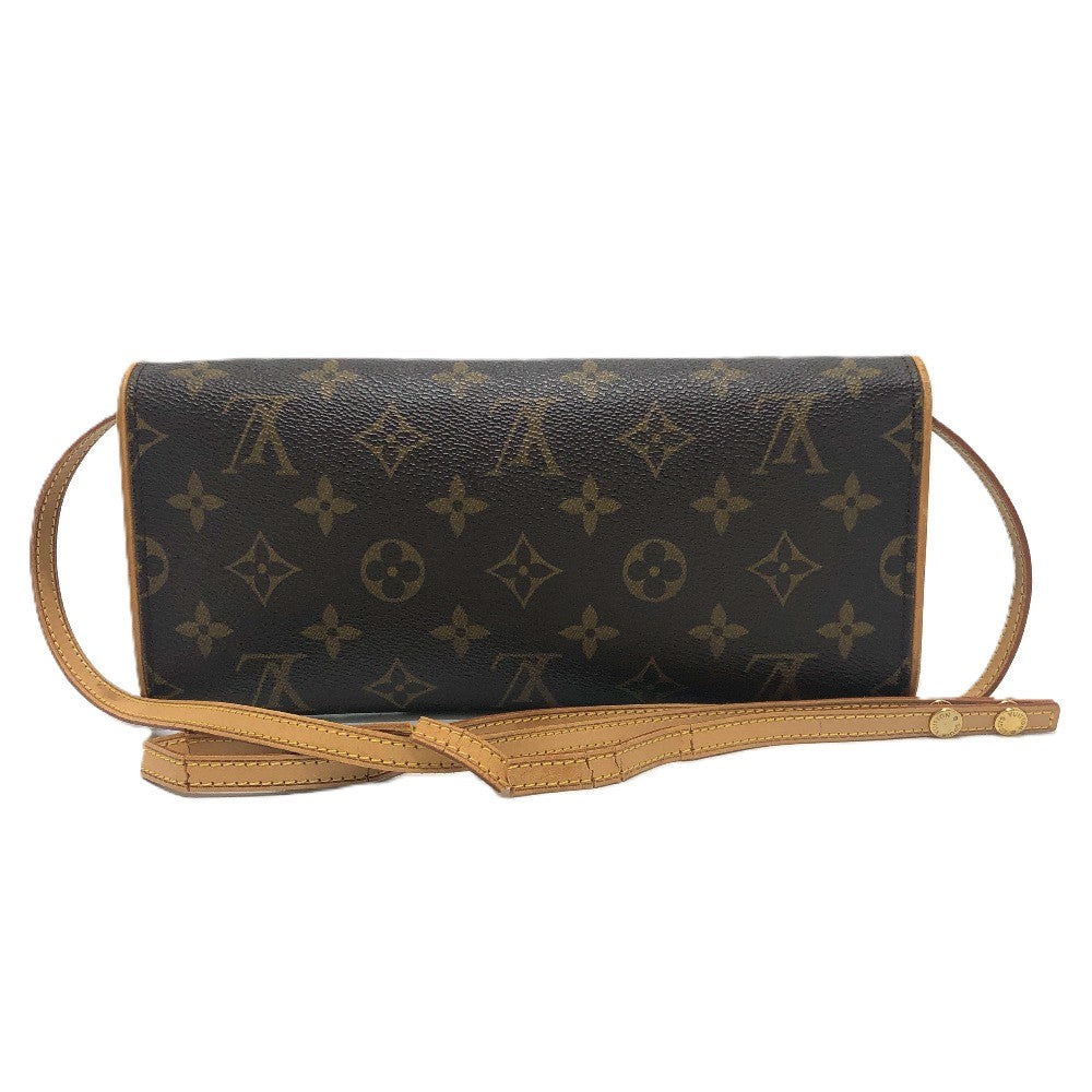 LOUIS VUITTON M51852 モノグラム ポシェットツインGM ポシェットツイン GM カバン 2WAY クラッチバッグ ポシェット ミニバッグ ショルダーバッグ モノグラムキャンバス ユニセックス ブラウン