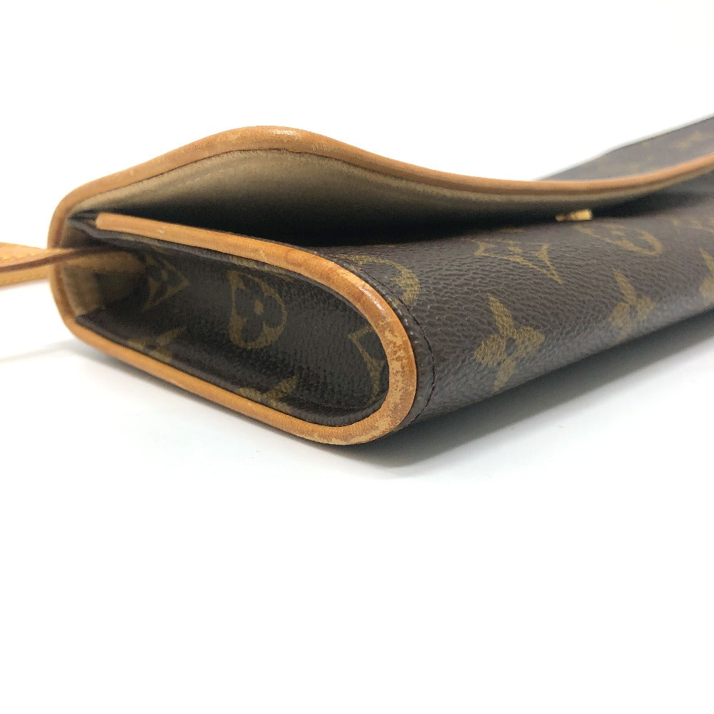 LOUIS VUITTON M51852 モノグラム ポシェットツインGM ポシェットツイン GM カバン 2WAY クラッチバッグ ポシェット ミニバッグ ショルダーバッグ モノグラムキャンバス ユニセックス ブラウン