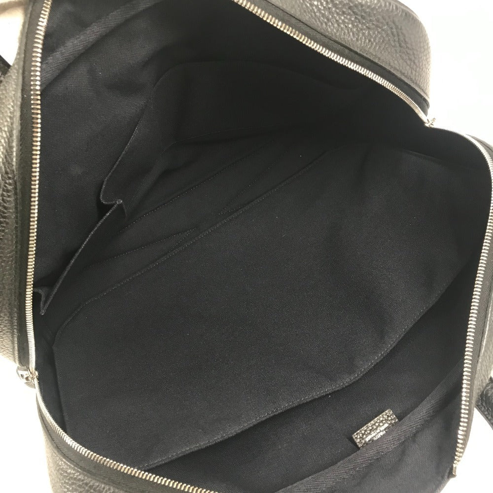 HERMES Victoria 40 Bag Handbag Tote Bag Business Bag Taurillon Clemence Unisex Black