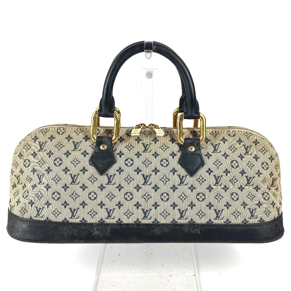 LOUIS VUITTON M92205 モノグラムミニ アルマロン カバン ミニボストンバッグ ハンドバッグ モノグラムミニキャンバス レディース ネイビー