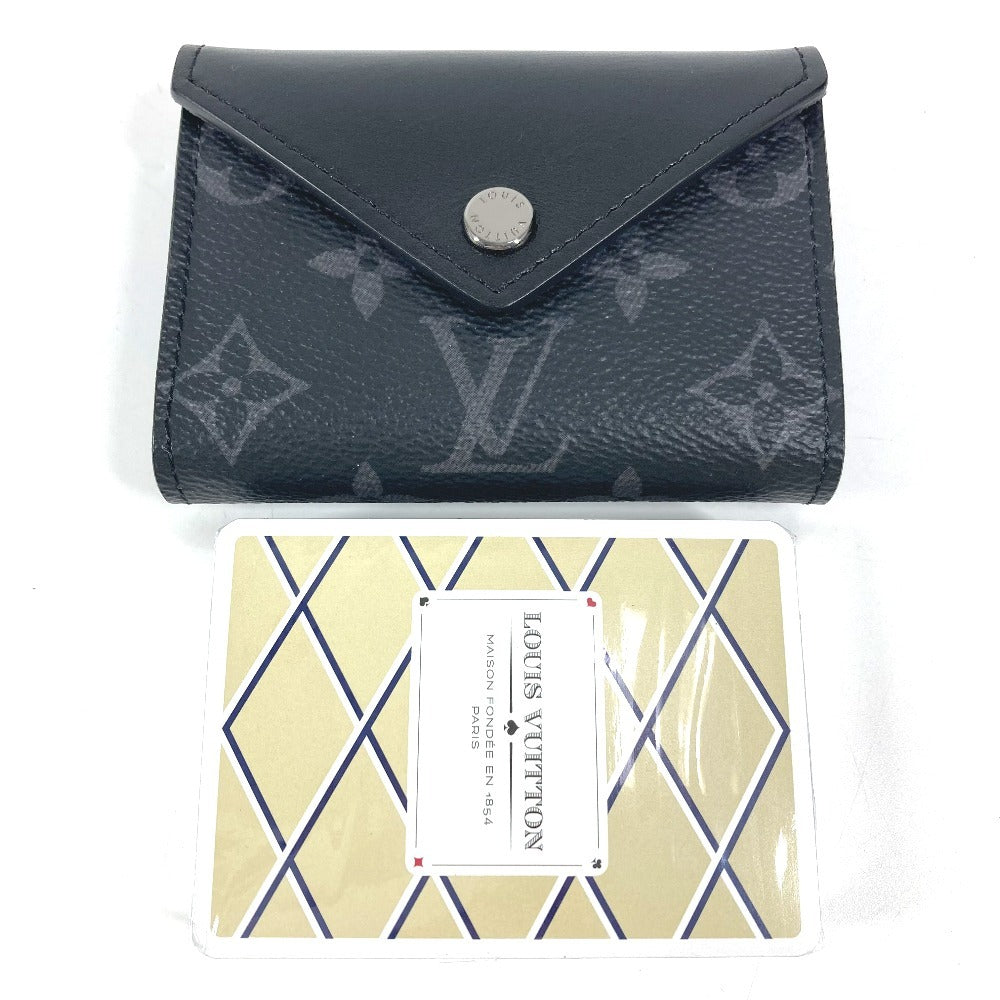 LOUIS VUITTON GI0198 モノグラムエクリプス エテュイカルトアルセーヌ トランプ＆ポーチ カード54枚 カードケース 名刺入れ カードケース モノグラムエクリプスキャンバス ユニセックス ブラック