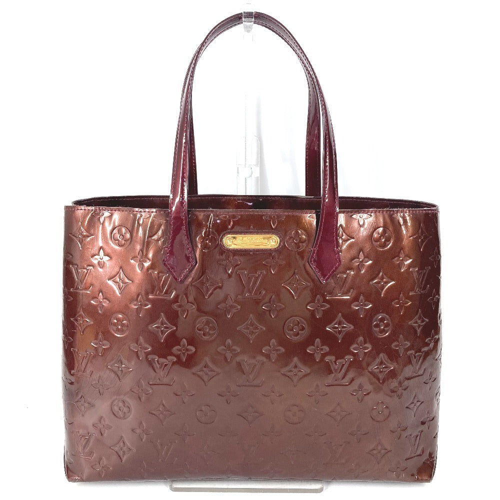LOUIS VUITTON M91646 モノグラムヴェルニ ウィルシャーMM ウィルシャー MM カバン 肩掛け ショルダーバッグ トートバッグ ハンドバッグ モノグラムヴェルニキャンバス レディース ルージュフォーヴィスト パープル